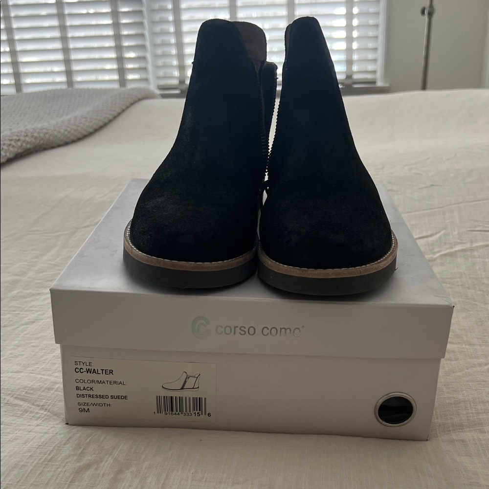 Corso Como Black Suede Boots